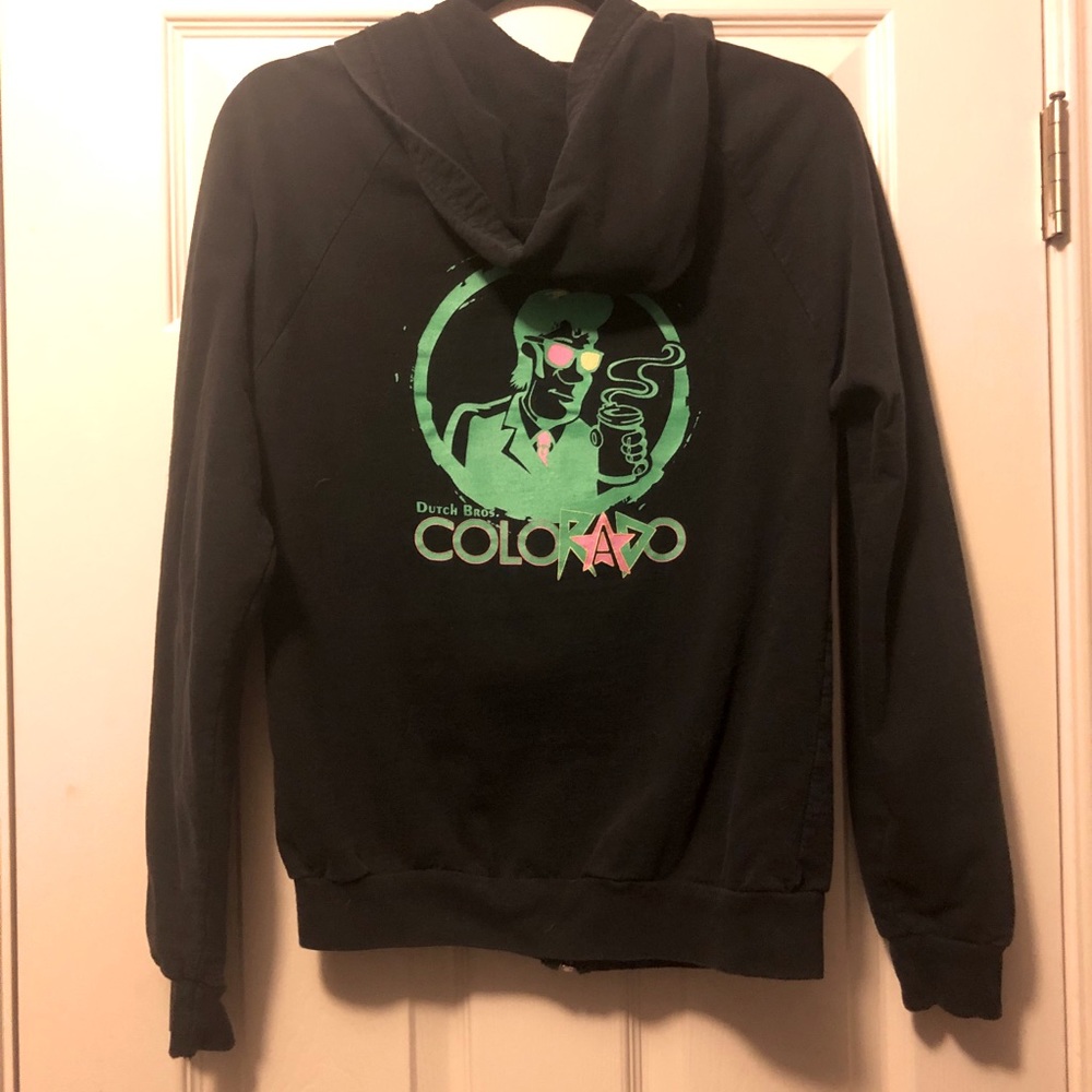 Dutch Bros zip up hoodie